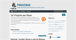 Desktop Screenshot of pingusman.com