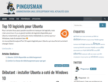 Tablet Screenshot of pingusman.com